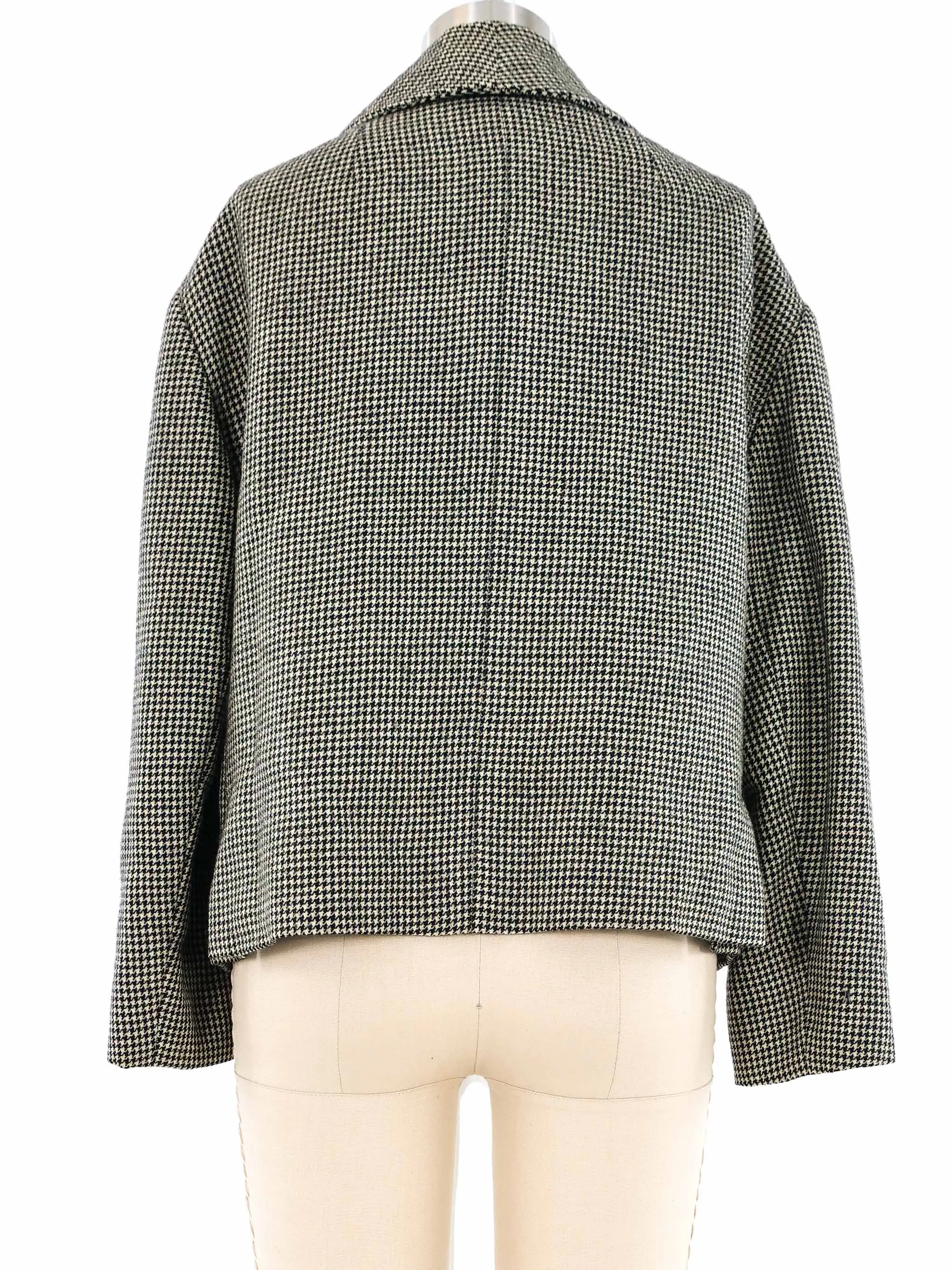 1960’s Christian Dior Cropped Houndstooth Jacket
