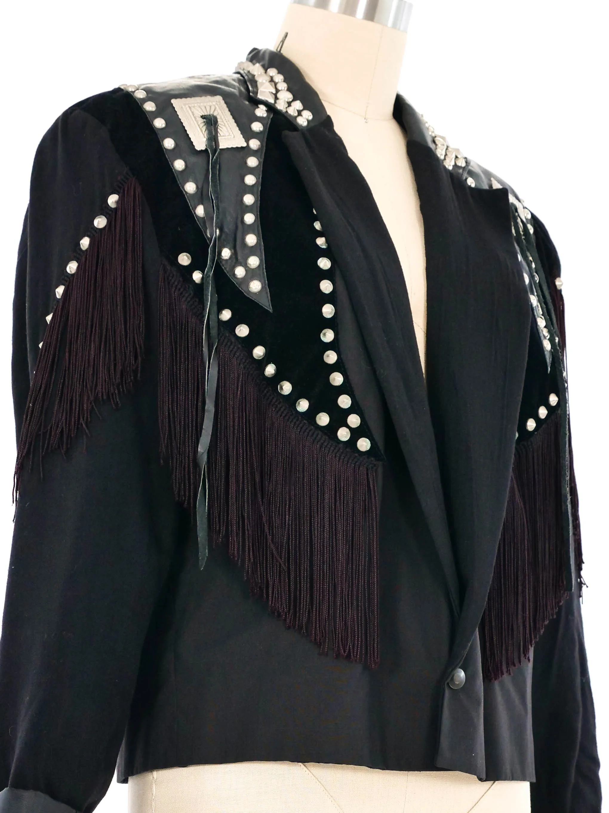 1980s Louis Wells Western Cropped Blazer