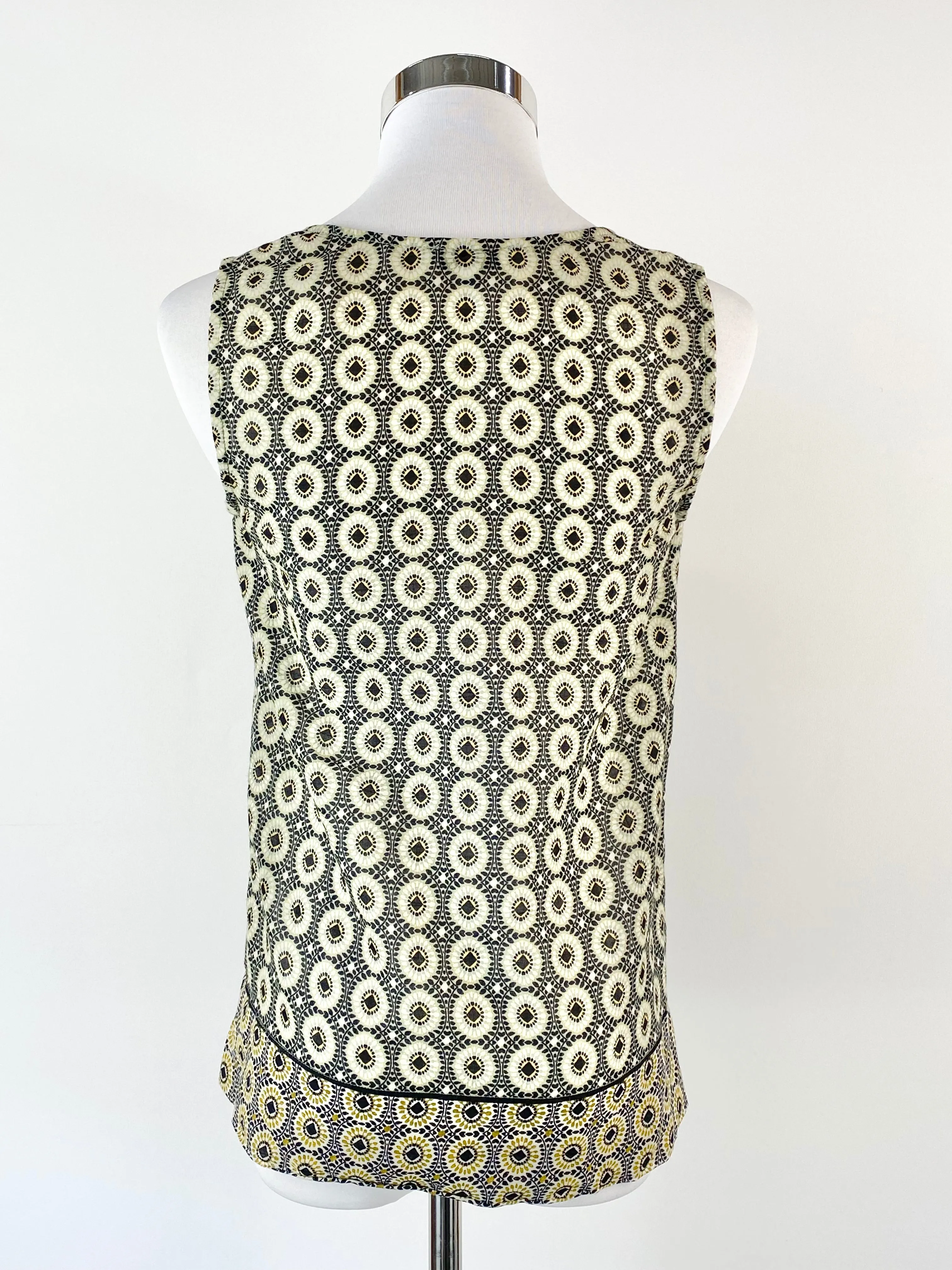 Anna Thomas Cotton Blend Ruffle Top - AU8