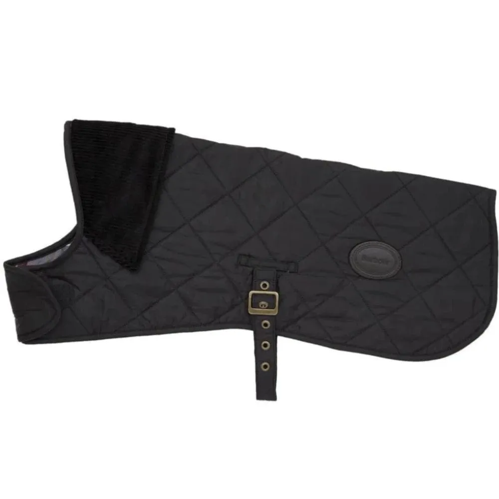 Barbour Small Quilted Dog Coat In Navy