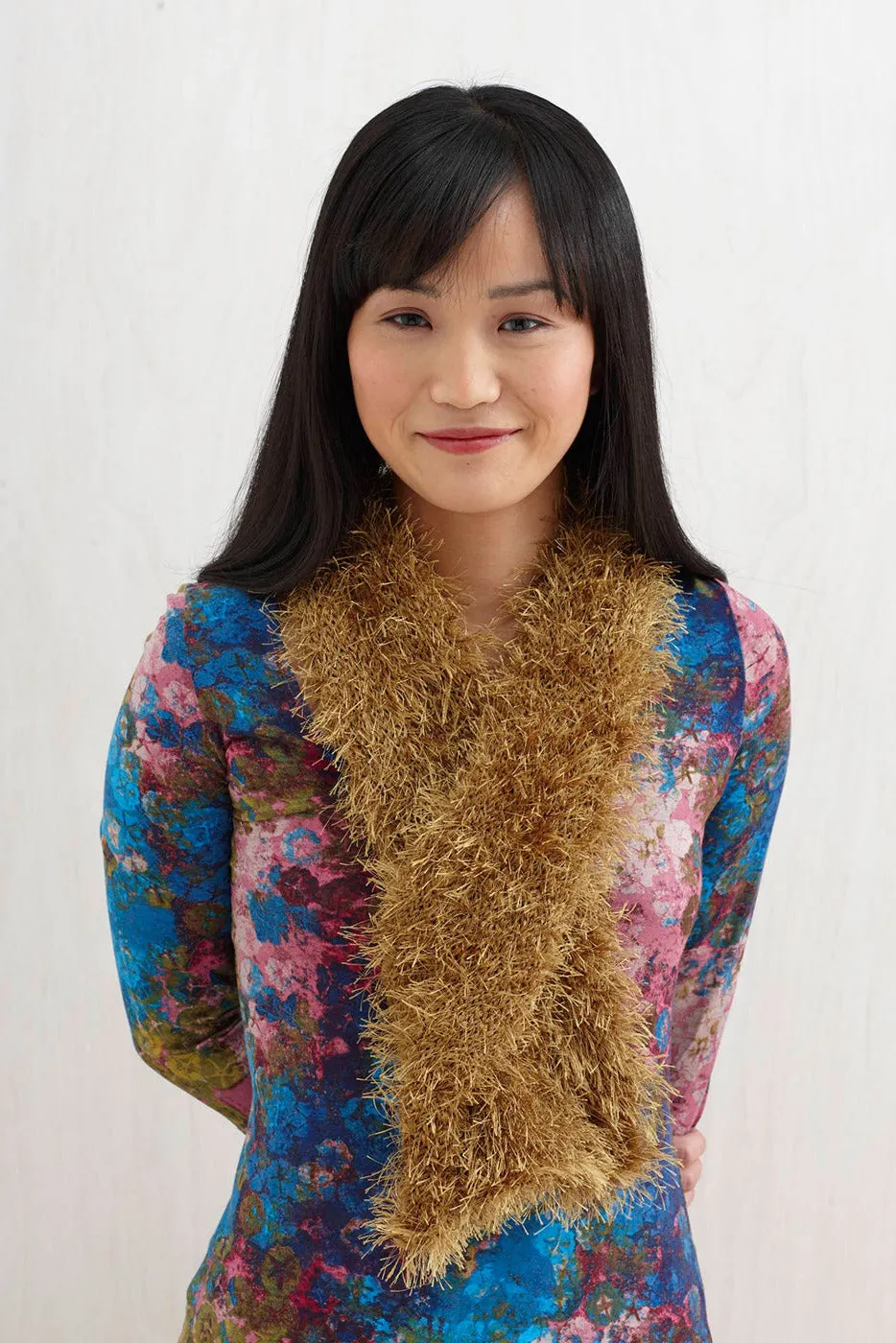 Beginner Knit Fur Scarf - Version 2
