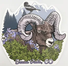 Bighorn Sheep Sticker