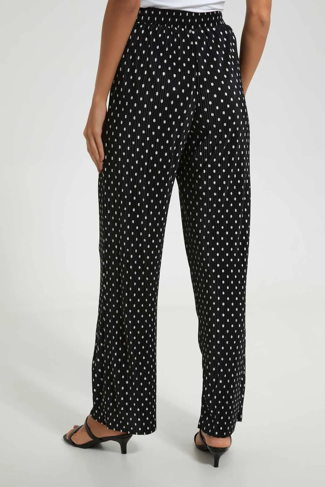 Black Polka Dot Culottes