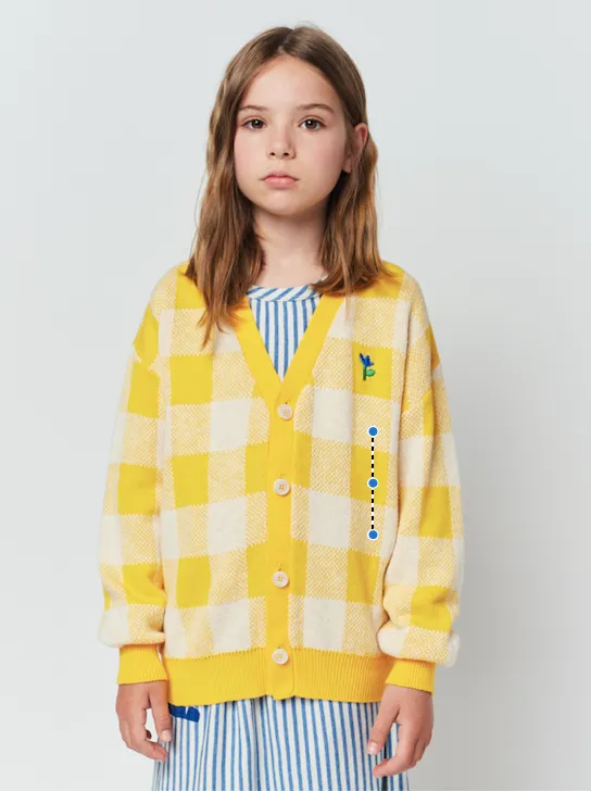 Bobo Choses Vichy Cardigan