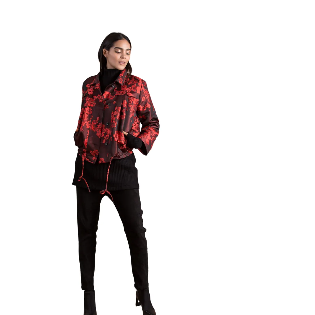 Brocade Blouson Jacket - Alembika