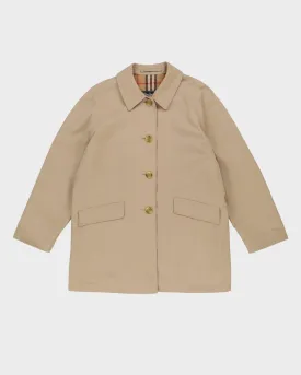 Burberrys' Beige Raincoat Style Jacket - M