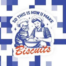 Cat Biscuits Sticker