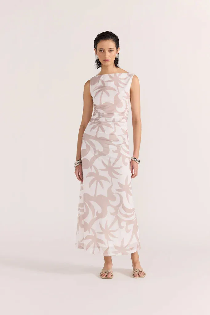 CELESTE MESH MAXI DRESS
