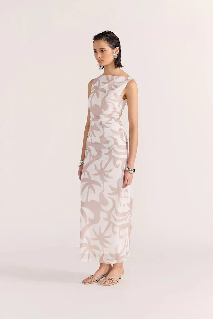 CELESTE MESH MAXI DRESS