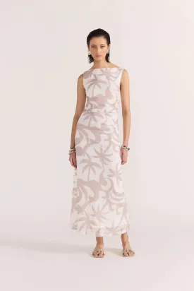 CELESTE MESH MAXI DRESS