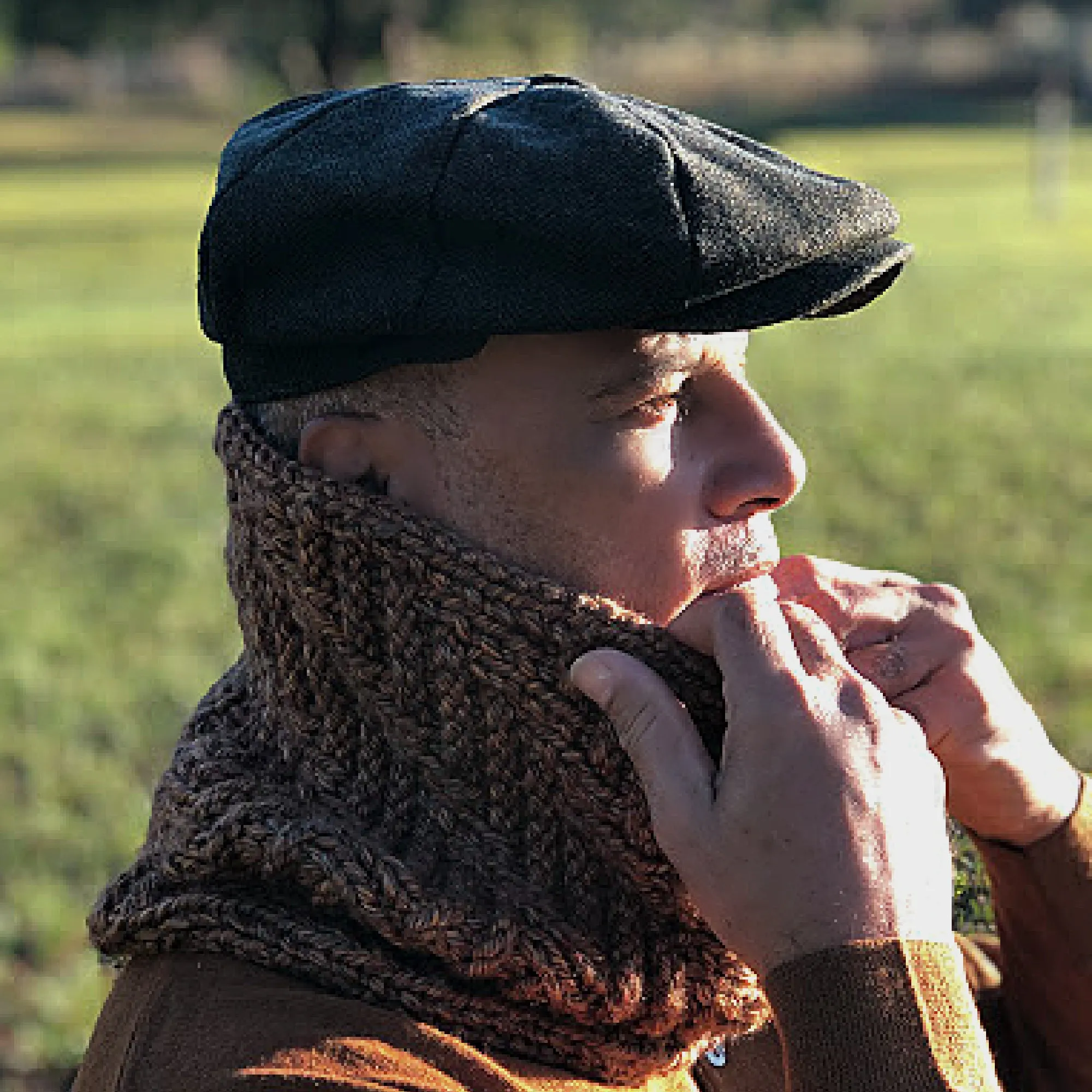 Chevron Stitch Chunky Cowl Scarf Pattern