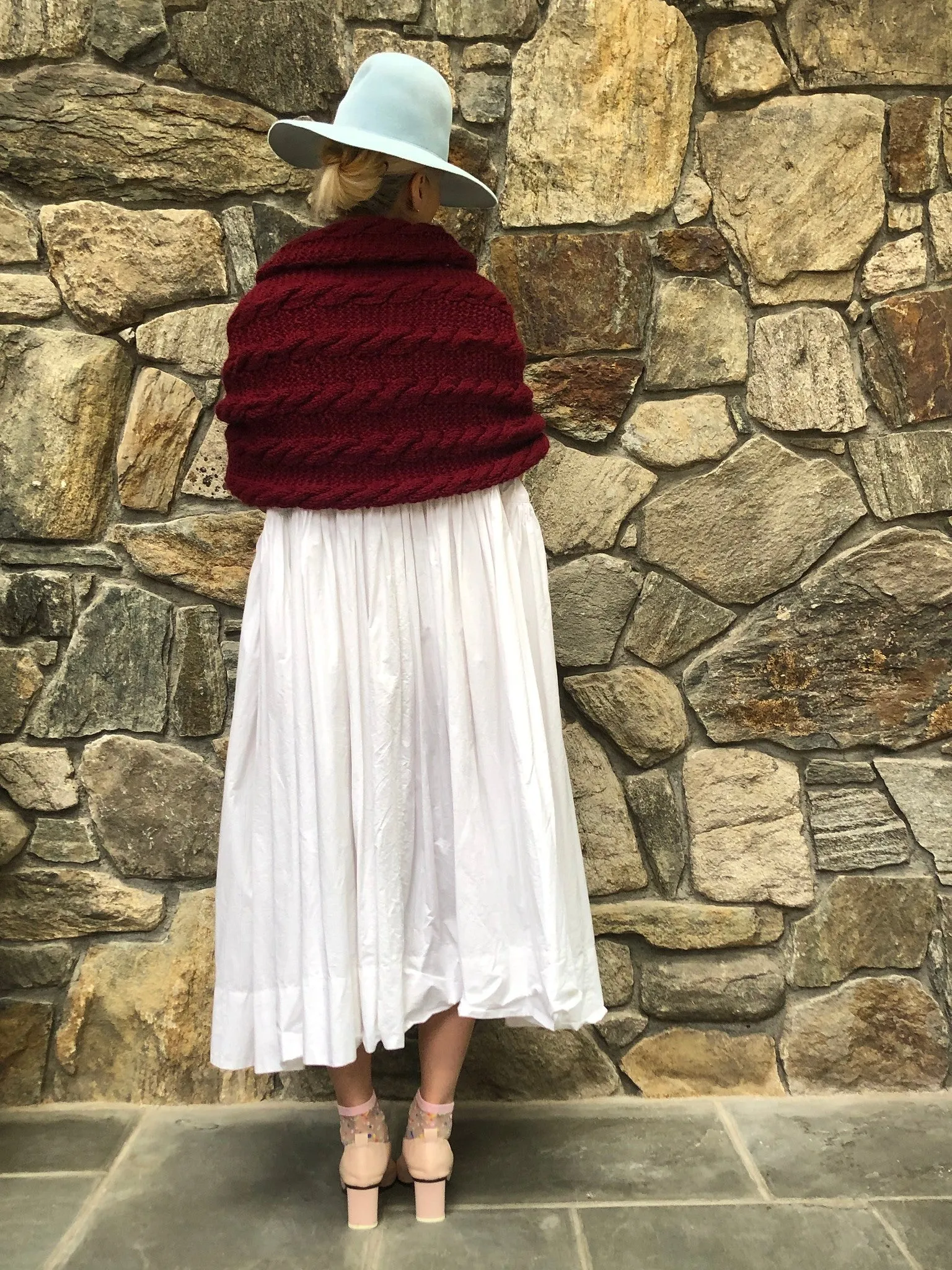 Classic Cable Wrap PATTERN- Dream
