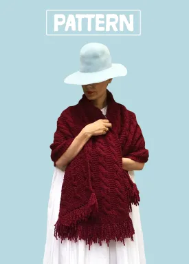 Classic Cable Wrap PATTERN- Dream
