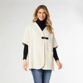 Collins Toggle Cardigan with Front Pockets - Cream