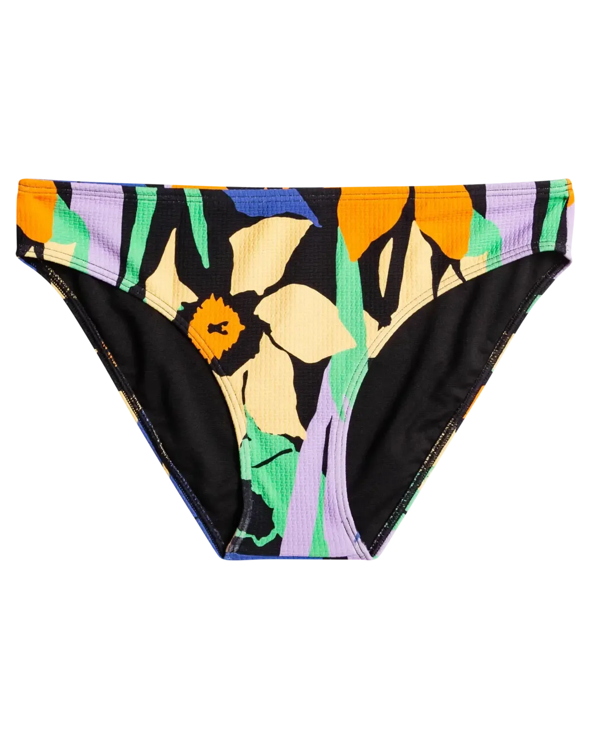 Color Jam Hipster Bikini Bottoms in Anthracite Flower Jammin