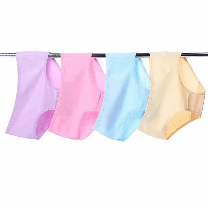 Cotton Hipster Panties for Women by Jetveli (Multi-color) (Pack of 4)