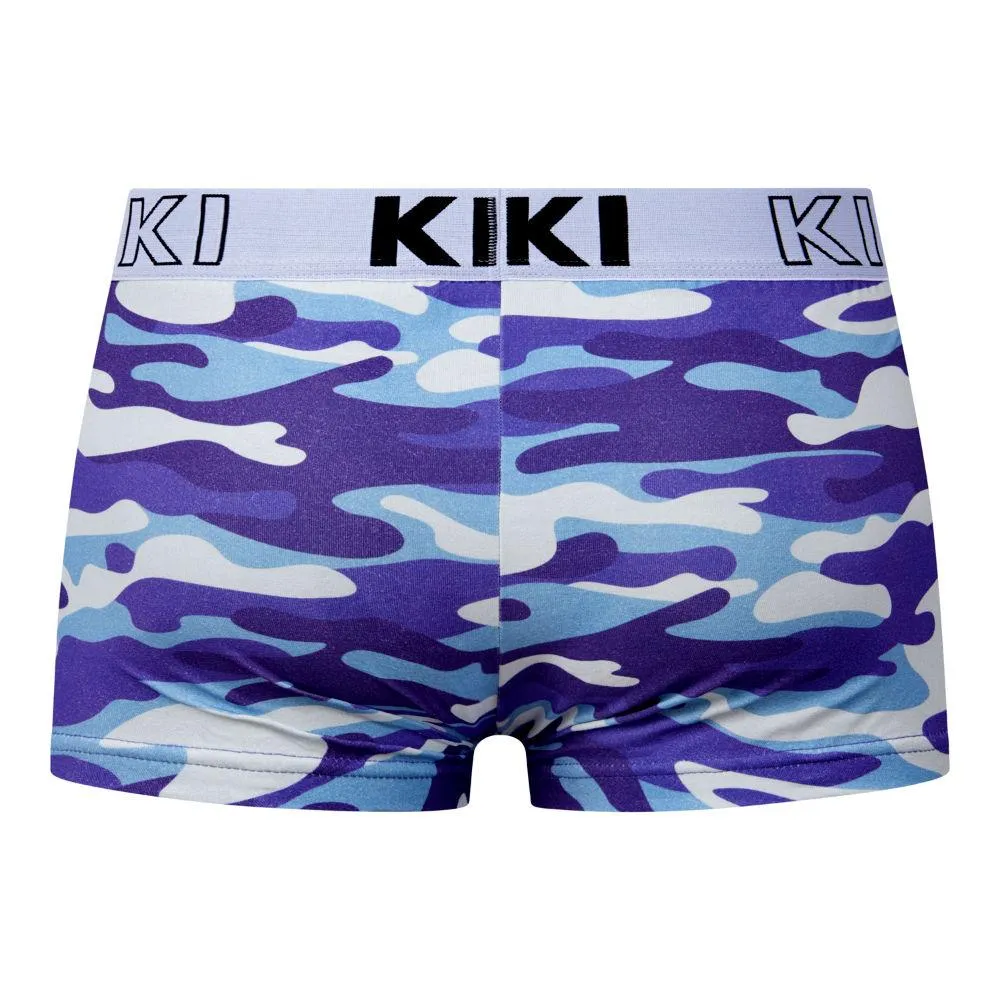 Cotton Printed Hipsters - Blue Rift