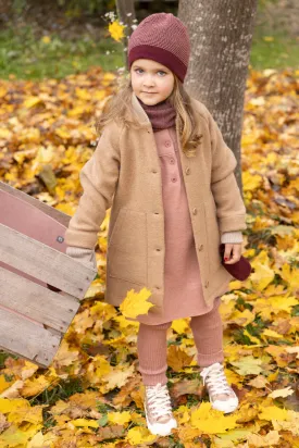 Disana organic merino boiled wool walking coat