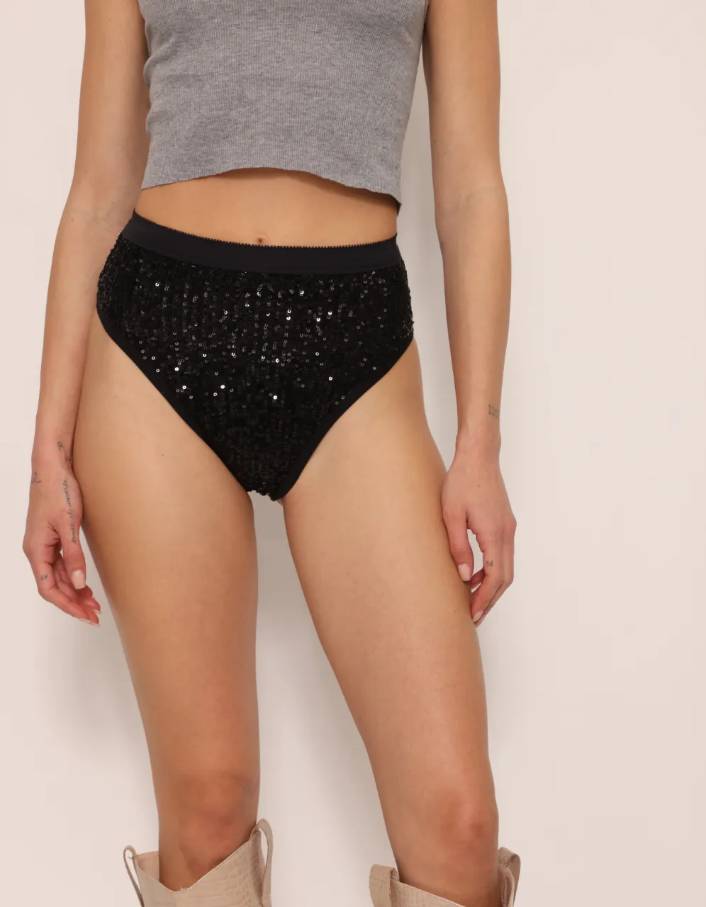 Disco Bottoms in Solid Sequin