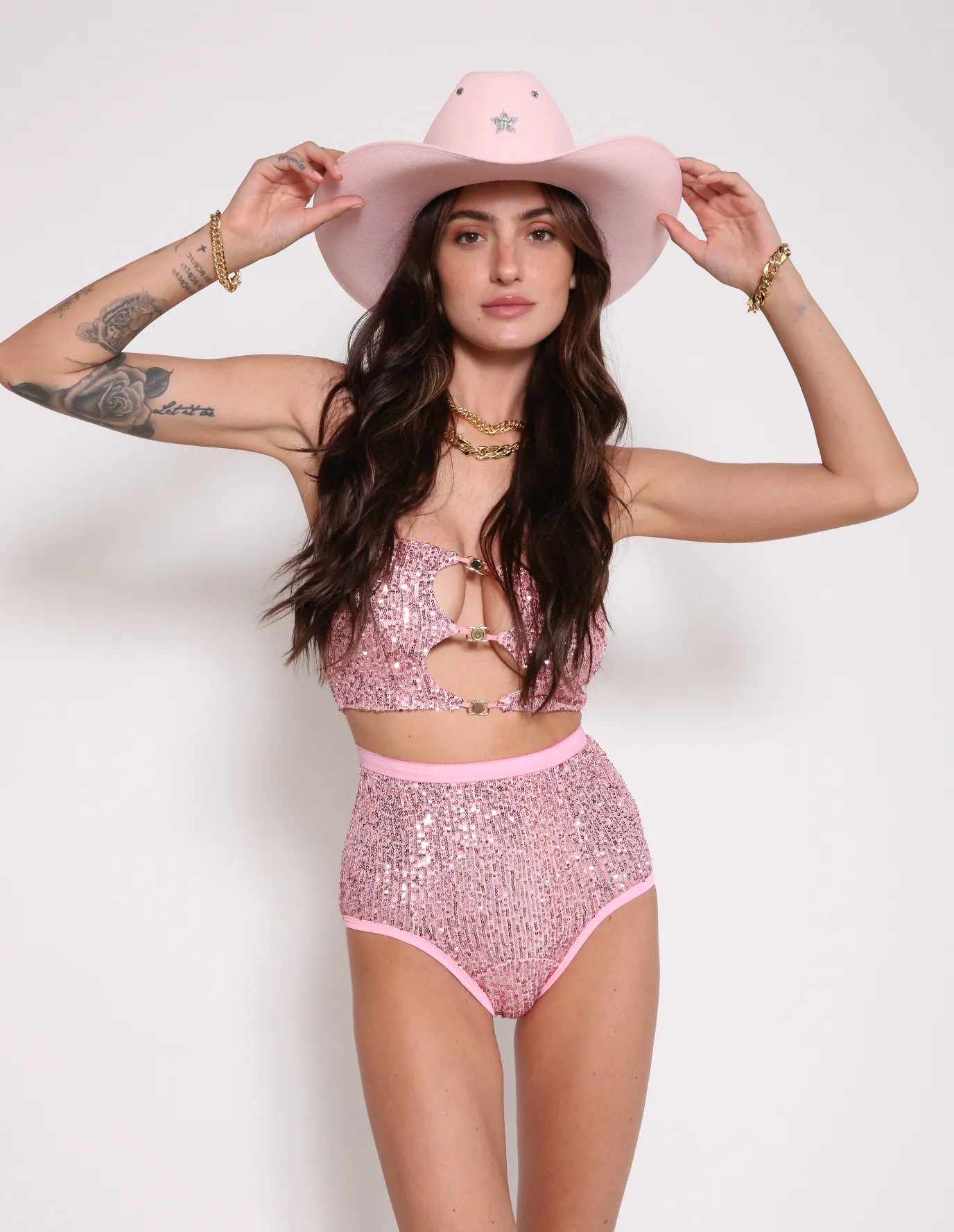 Disco Bottoms in Solid Sequin