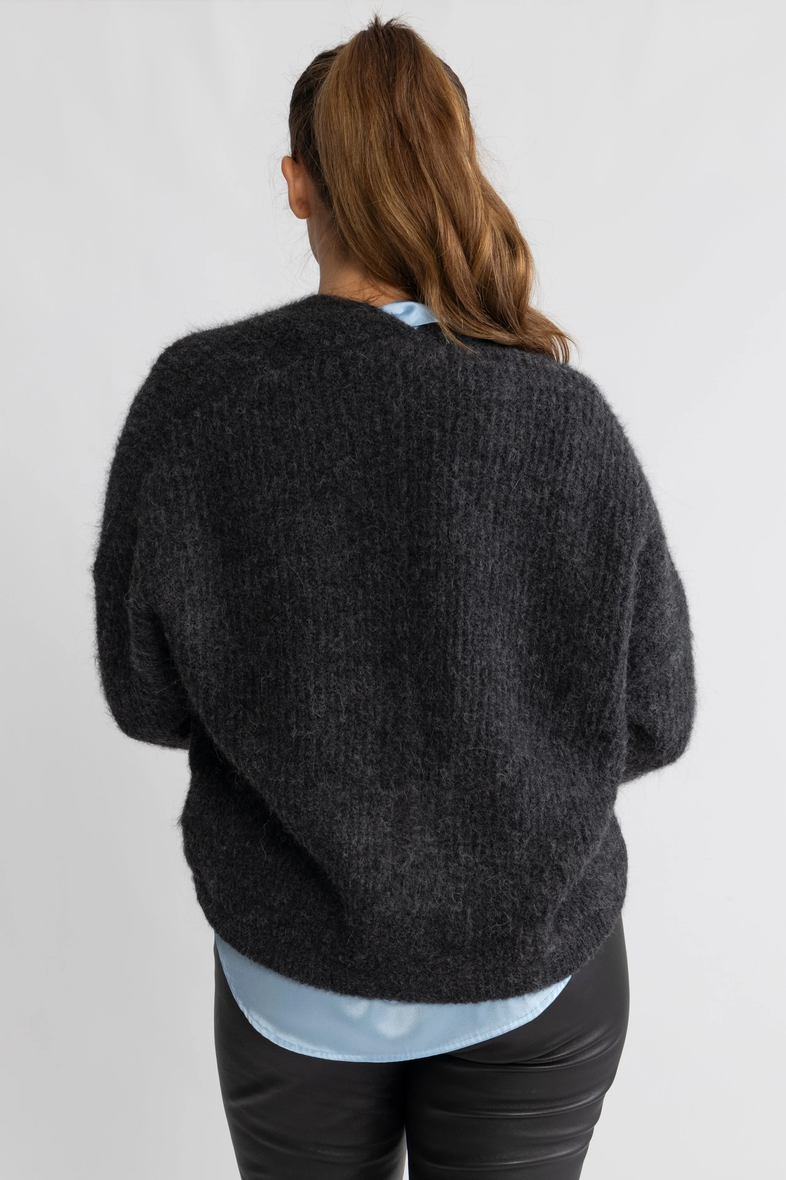 East Cardigan - Anthracite Chine
