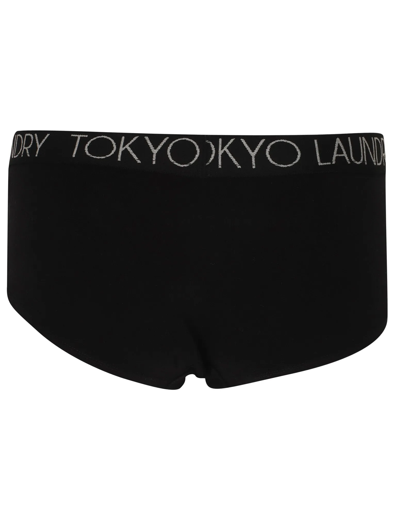 Foxglove (3 Pack) Assorted Hipster Briefs In Light Grey Marl / Black / White - Tokyo Laundry
