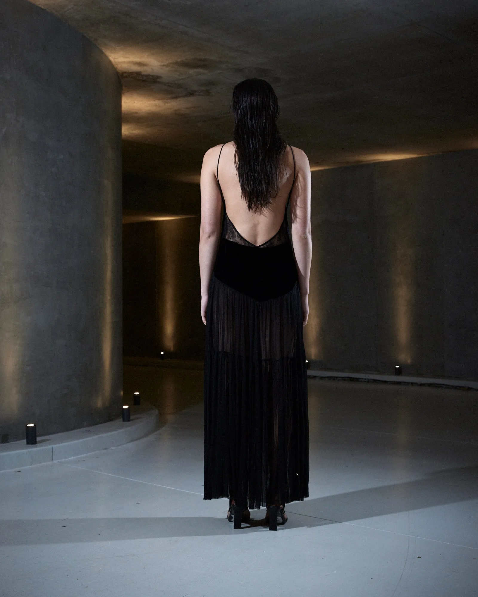 FRANCINE MAXI DRESS {BLACK}