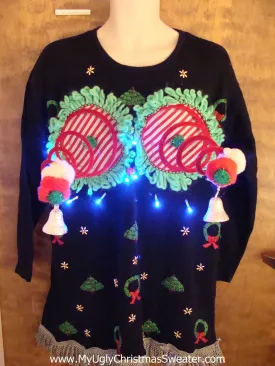 Funny Light-up Naughty Ugly Christmas Sweater