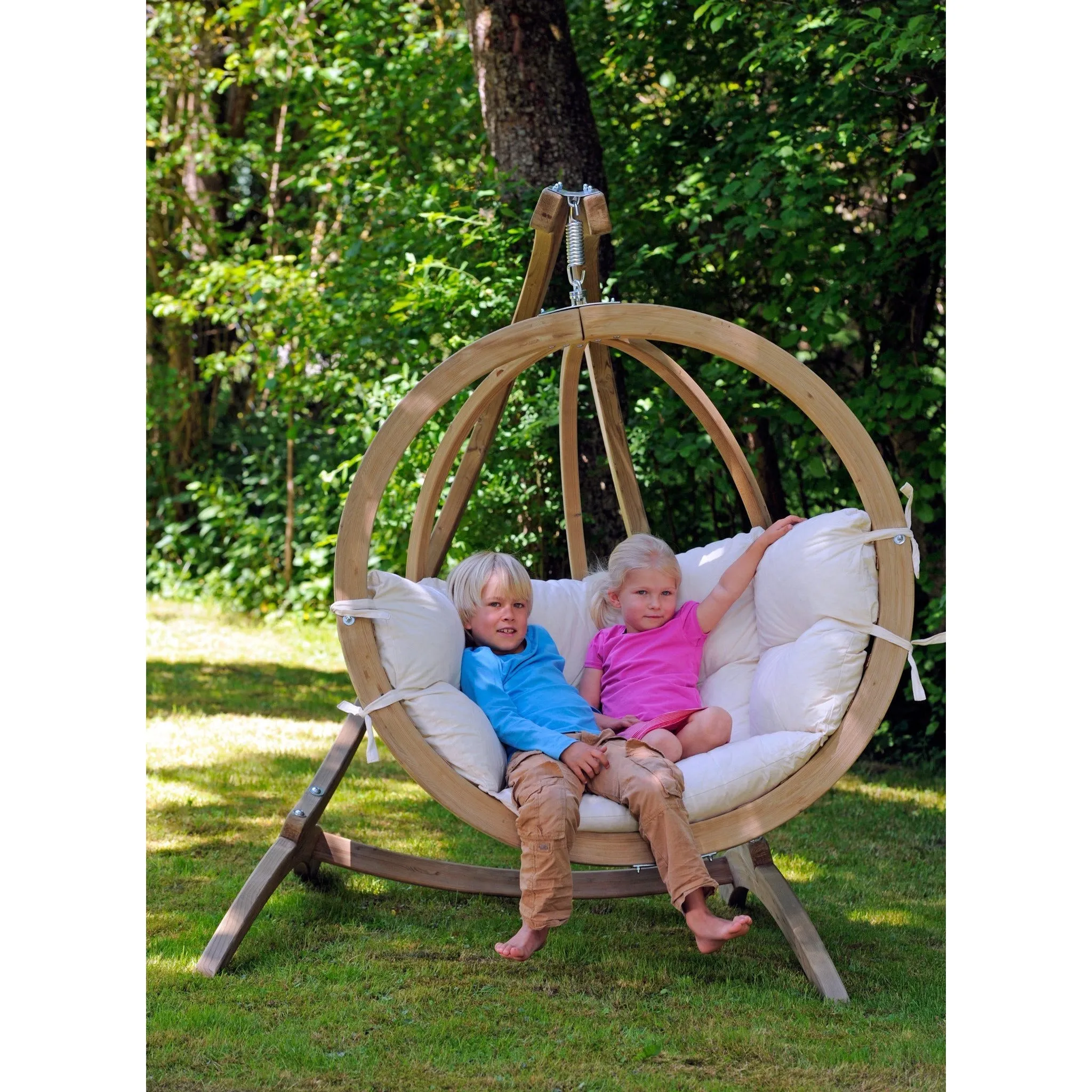 Globo Single Natura Hanging Chair