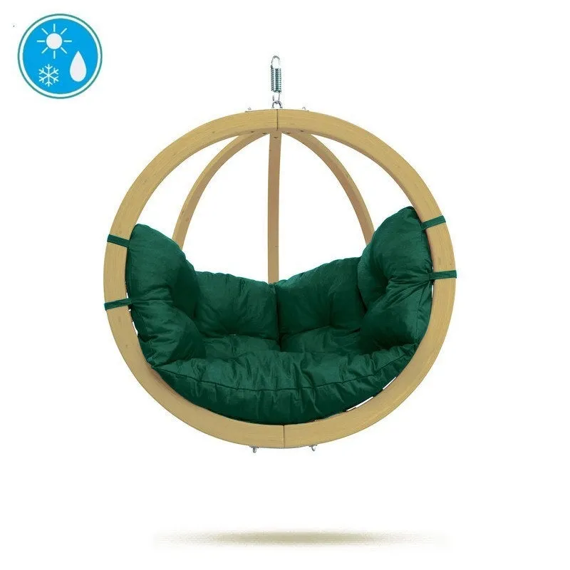 Globo Single Verde Hanging Chair - (Weatherproof)