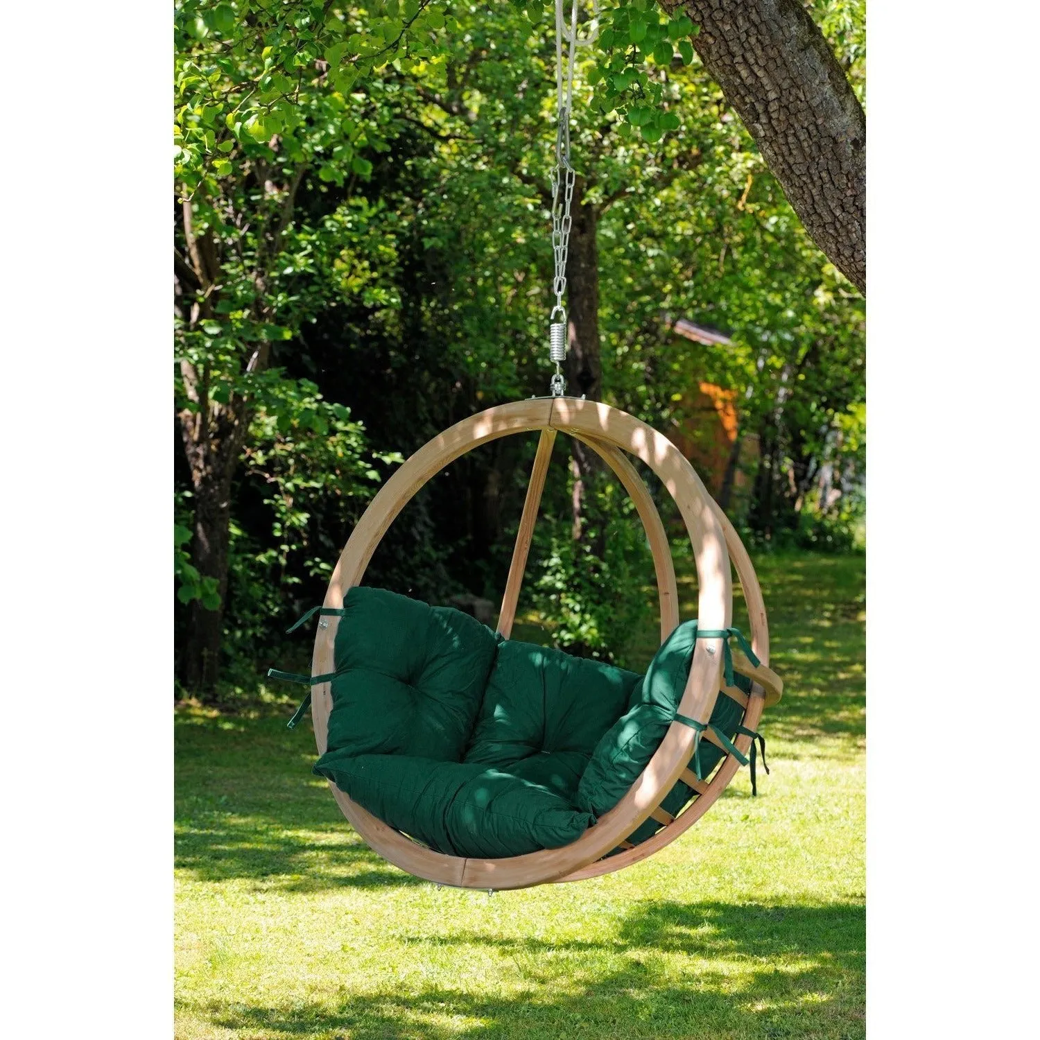 Globo Single Verde Hanging Chair - (Weatherproof)