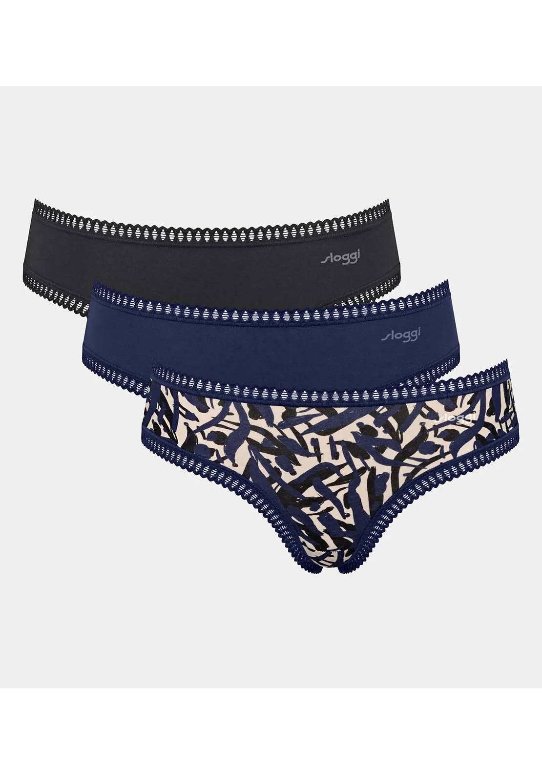 Go Crush hipster brief 3pc - Blue