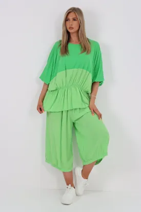 Italian Top and Culottes Co Ord Set