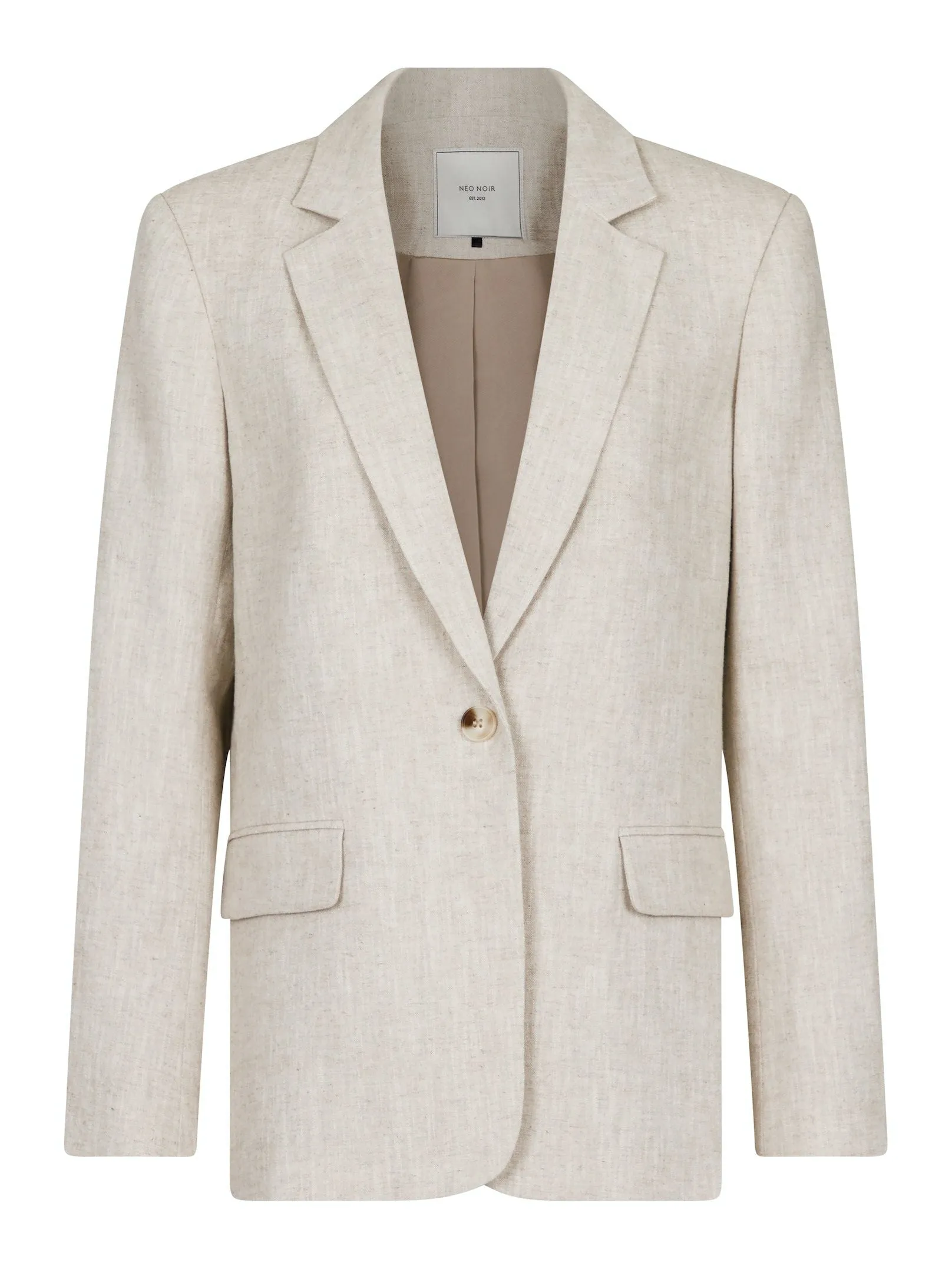 Jarmon Ramie Blazer - Natural