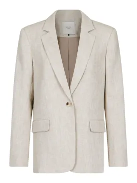 Jarmon Ramie Blazer - Natural