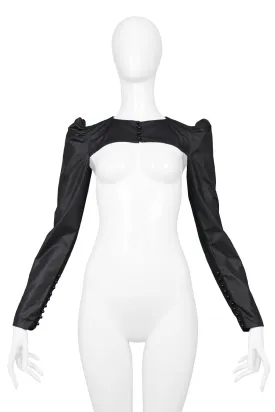 JEAN PAUL GAULTIER BLACK CROPPED MINI JACKET