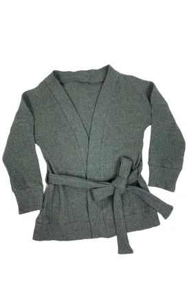Kids Virginie Knit Cardigan | Grey