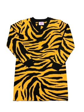 Knit Tiger Stripe Dress