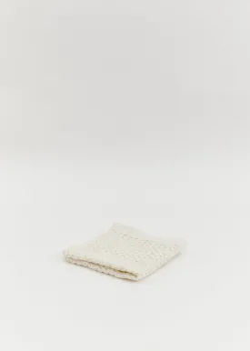 Lattice Linen Washcloth