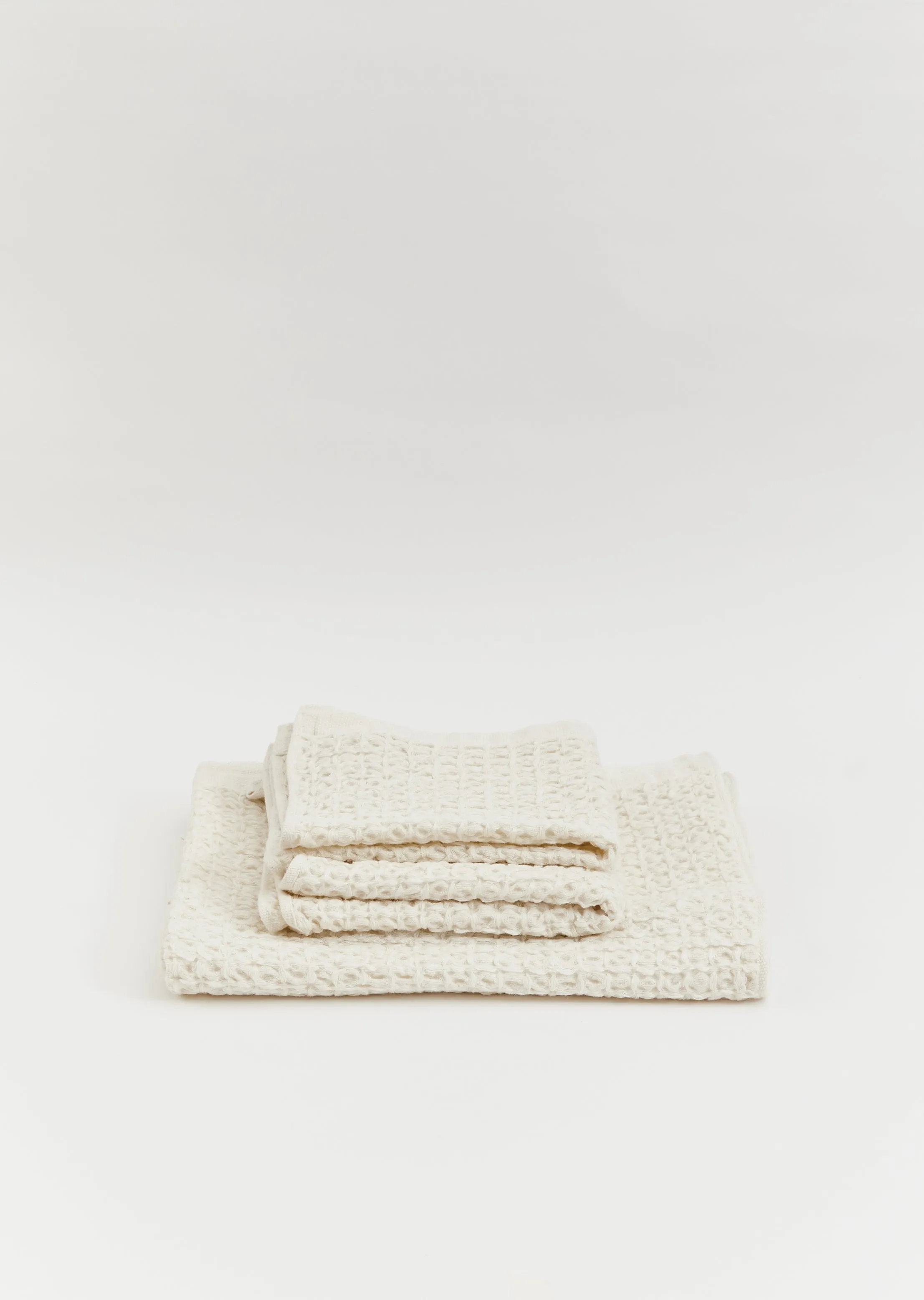 Lattice Linen Washcloth