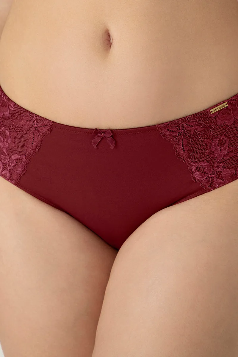 Luxe Support Hipster Panty - Windsor Wine
