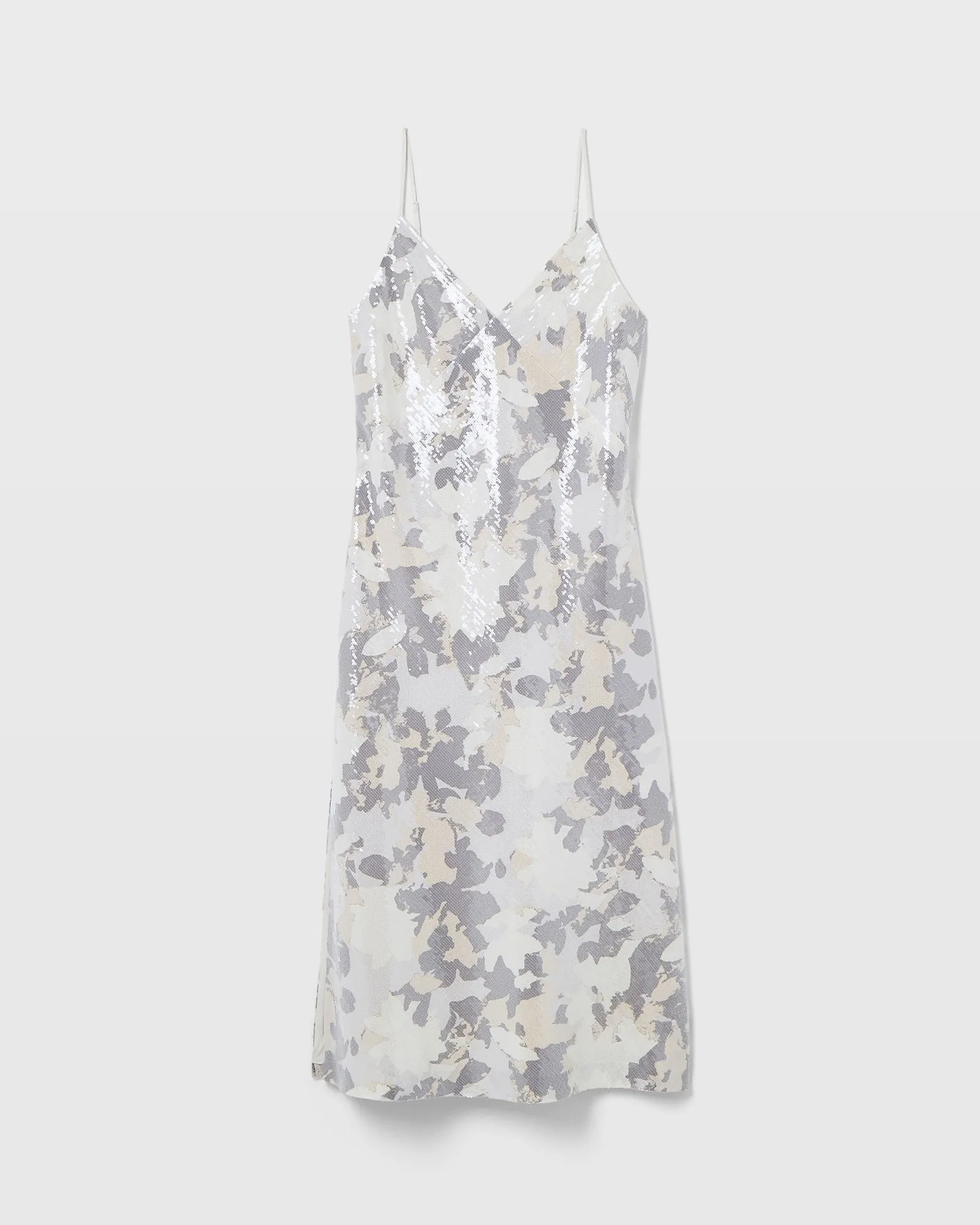 Midi Sequin Slip Dress