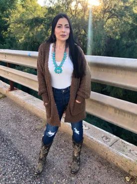 Mocha Cardigan