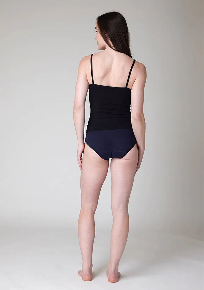 Navy Hipster Brief Period Pant - Moderate to Heavy Absorbency