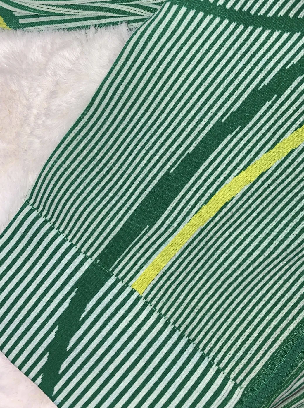 Passionate Lime Green Cropped Jacket and Legging Set