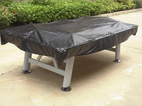 Playcraft Extera Outdoor Pool Table with Playing Equipment, Silver - 8-Feet