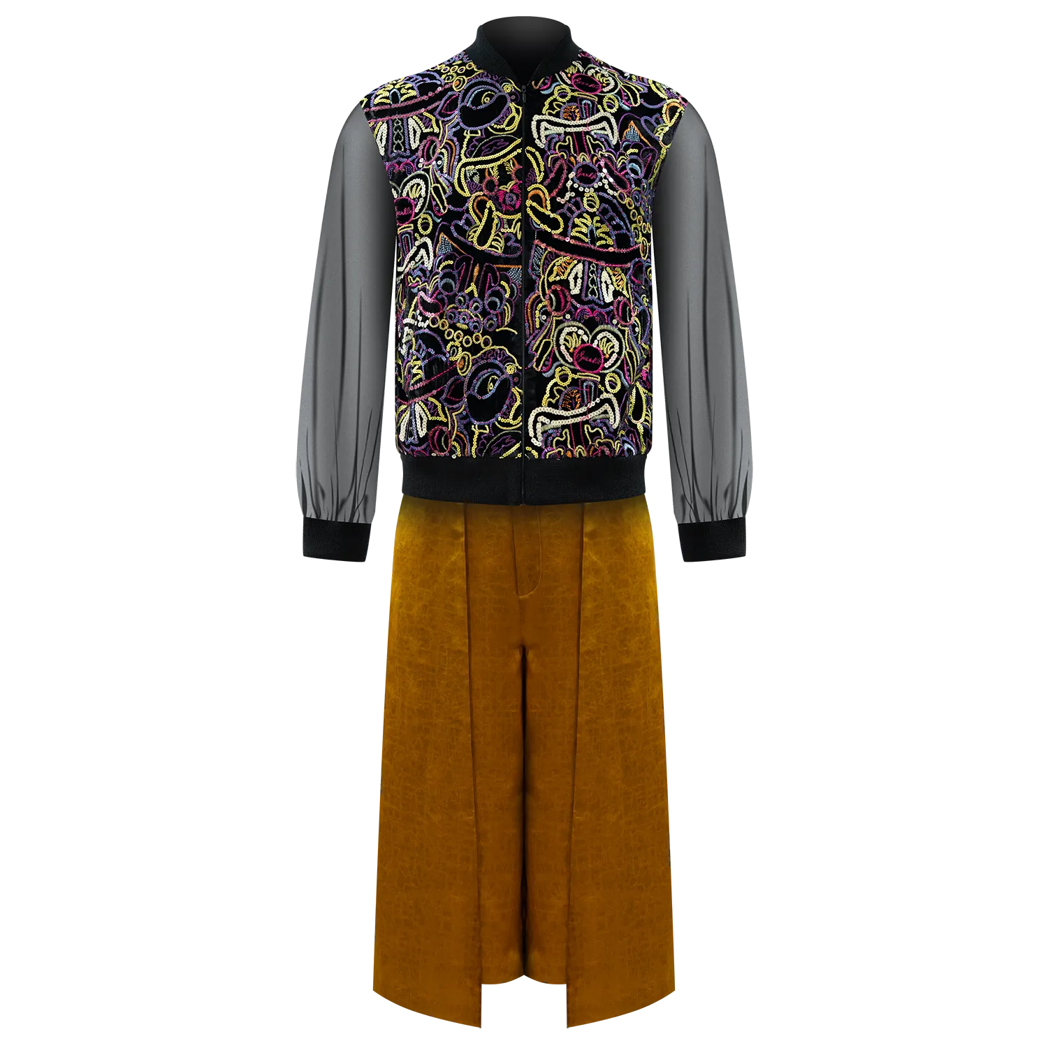 SPARKLE by KAREN CHAN x ICHO【LION HEAD】100% Fragrant Cloud Gauze Culottes (Regular Fit)