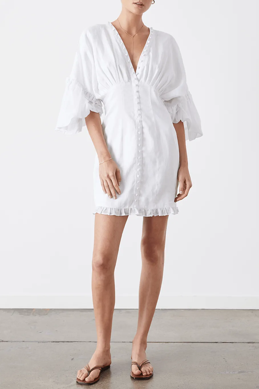 Taylor Linen Ramie Mini Dress
