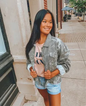 Tie-Dye Denim Jacket