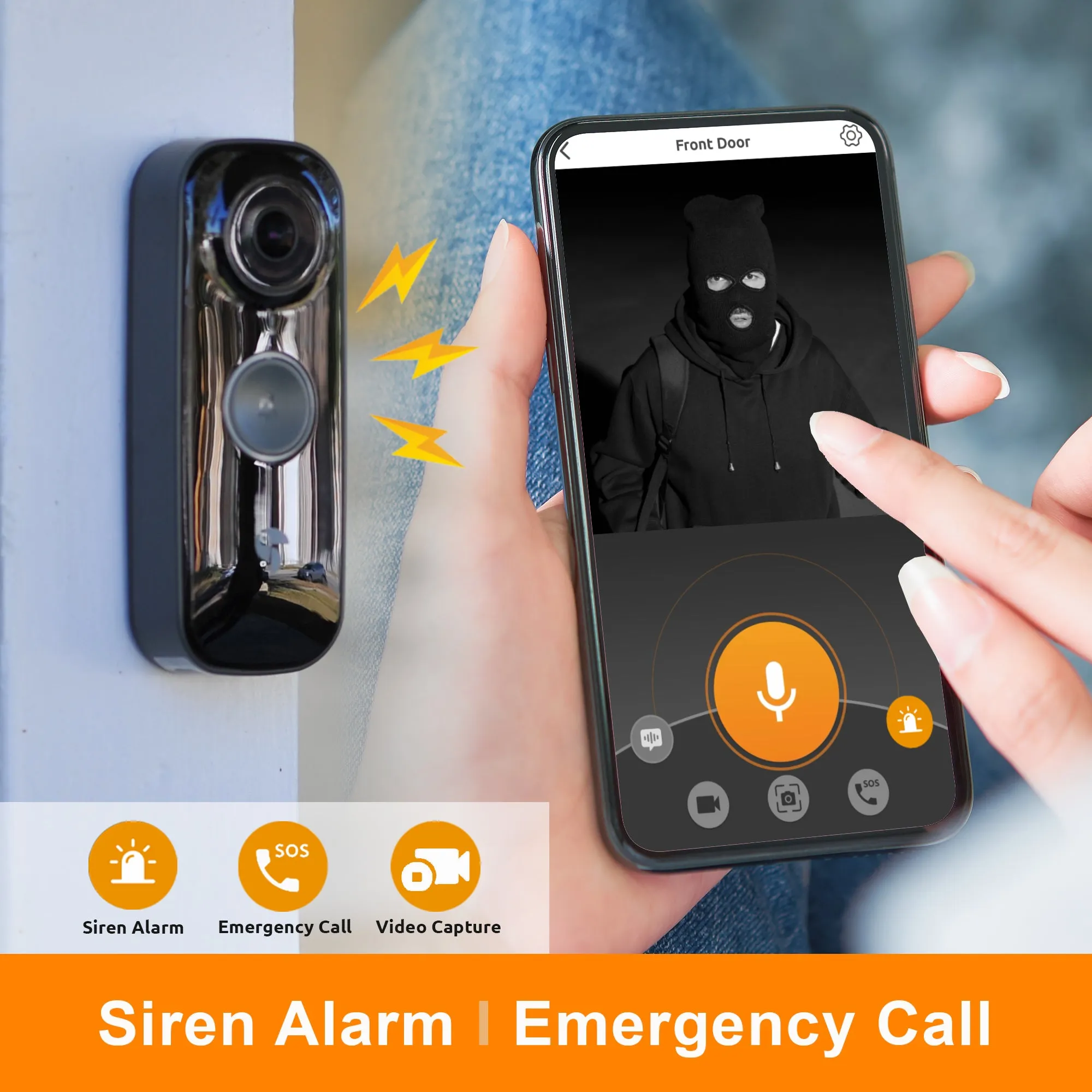 Toucan Wireless Video Doorbell PRO & Toucan Floodlight Security Camera Bundle